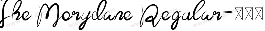 The Morydane Regular字体转换